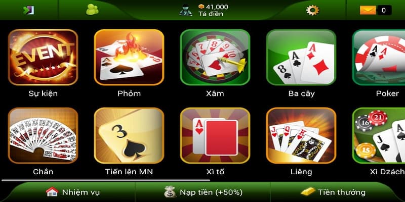Tựa game bài hay Tựa game bài hay về tổng quan