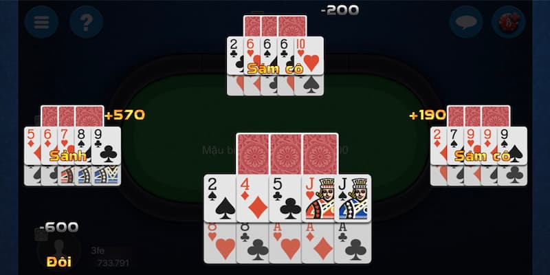 Bài mậu binh Bài mậu binh chiến thuật chơi