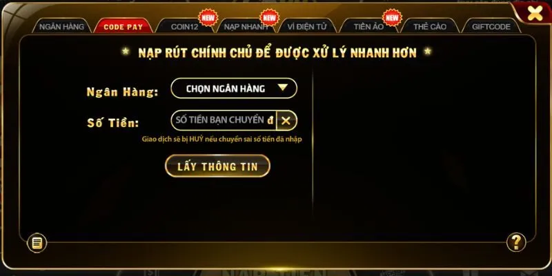 Các Vấn Đề Thường Gặp Khi Nạp Tiền Go88